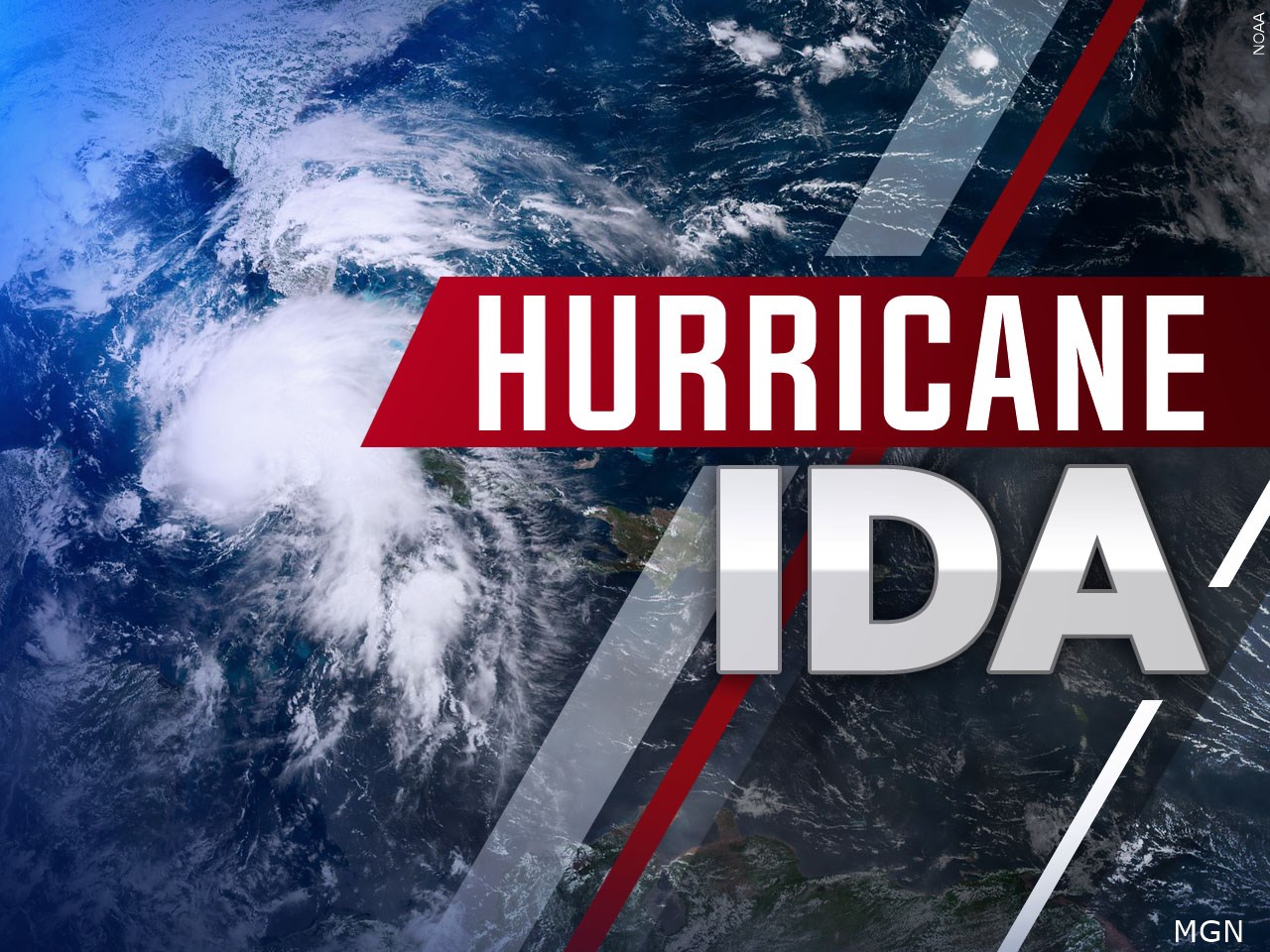 Category 4 Ida nearing the Louisiana Coast