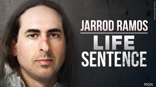 Maryland newspaper gunman gets more than 5 life prison terms