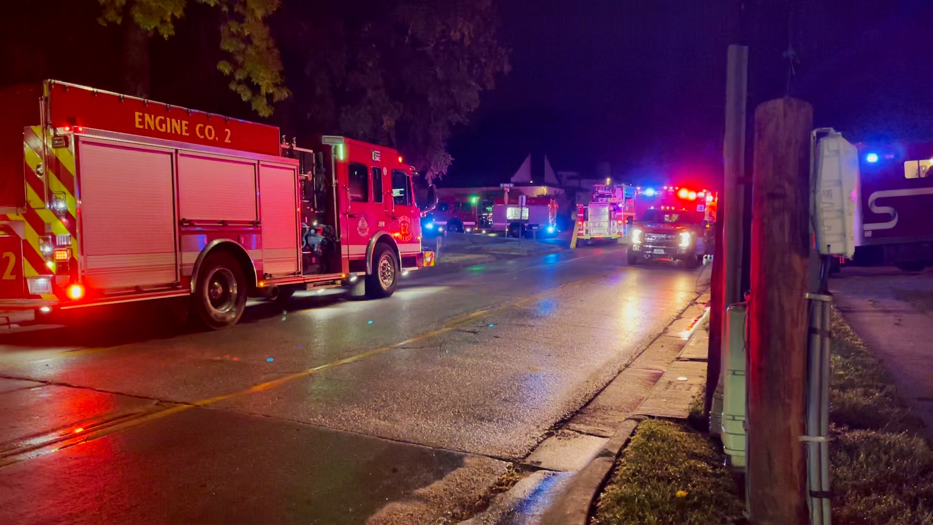 One person hospitalized from overnight house fire