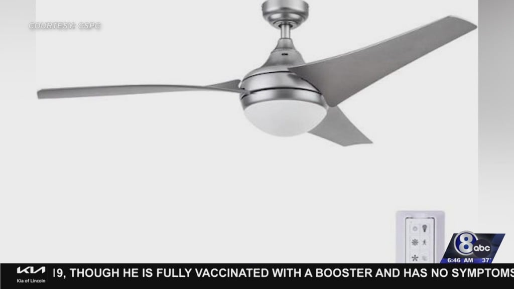 Recall Alert: Bath Seats, Jar Candles And Ceiling Fans