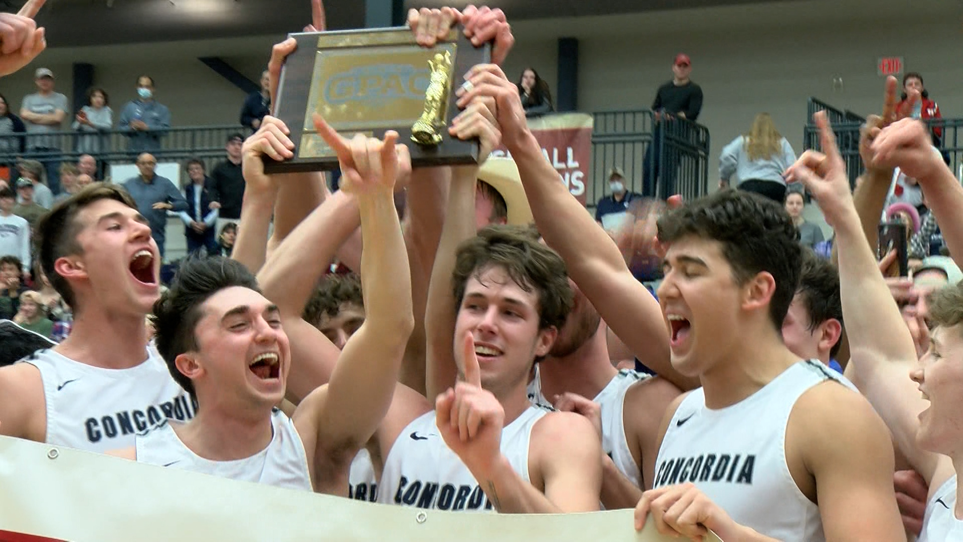 Concordia men's basketball wins GPAC Championship