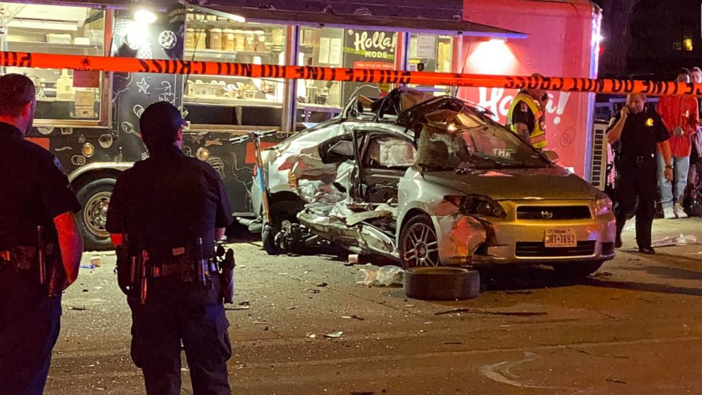 11 Injured As Car Crashes Into Austin Food Truck