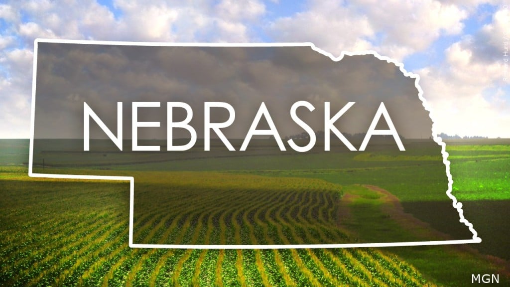 Nebraska State Over Field
