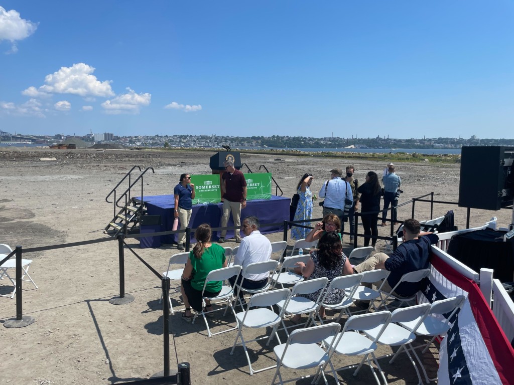 Biden Addresses Climate Change At Brayton Point In Somerset