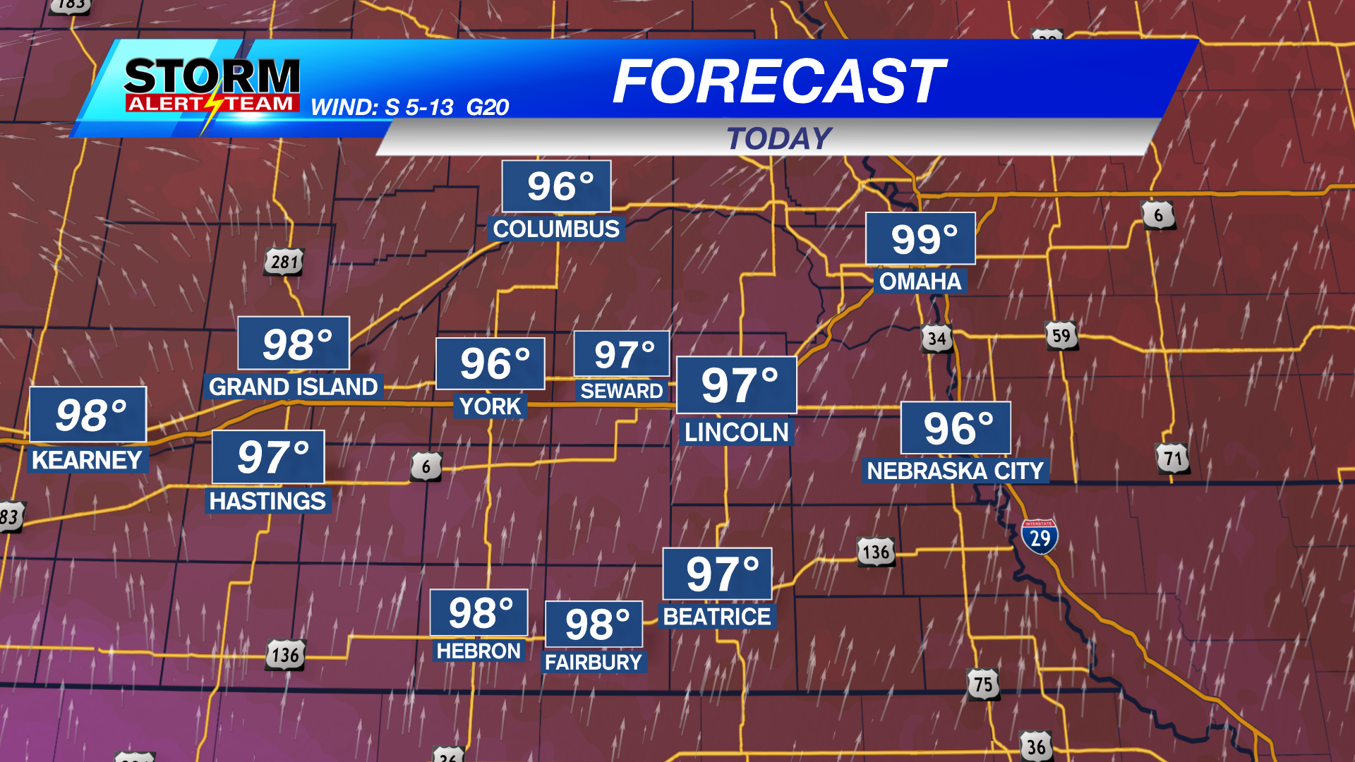 Going higher; Heat peaks Saturday