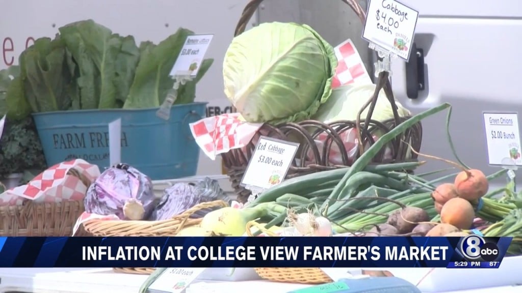 Inflation Affecting Local Vendors At College View Farmers Market