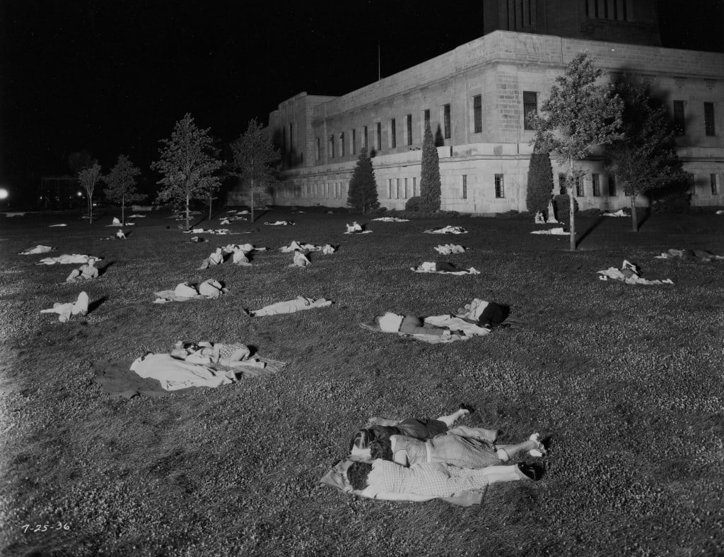 lincoln capitol, 1936, hottest day
