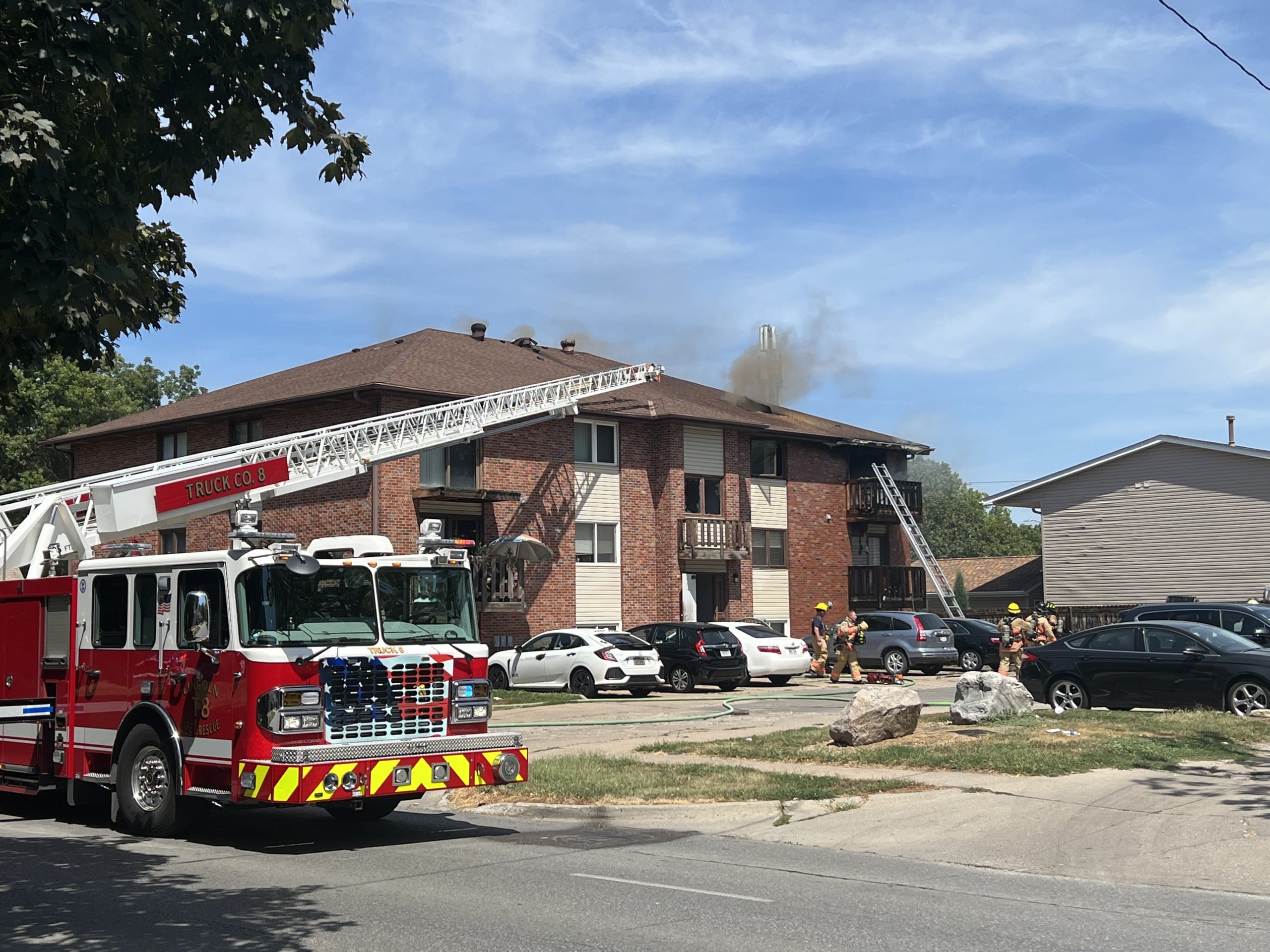 Blaze causes 'extensive smoke damage' to central Lincoln apartment