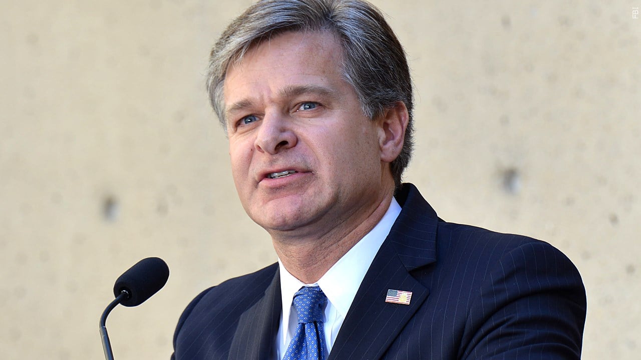 FBI's Wray Denounces Threats Following Search Of Trump Home