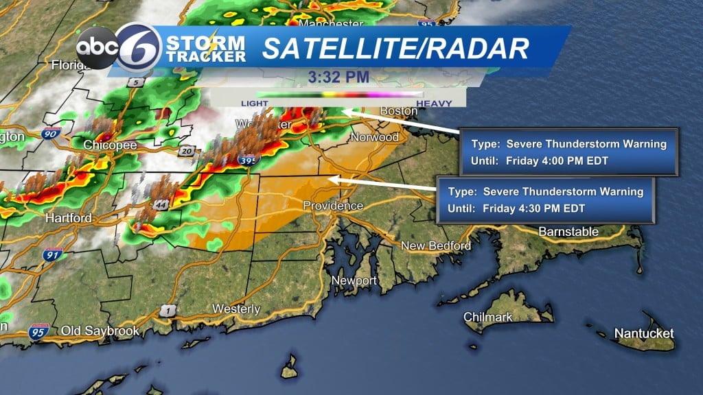 A Severe Thunderstorm Warning Issued For The Area