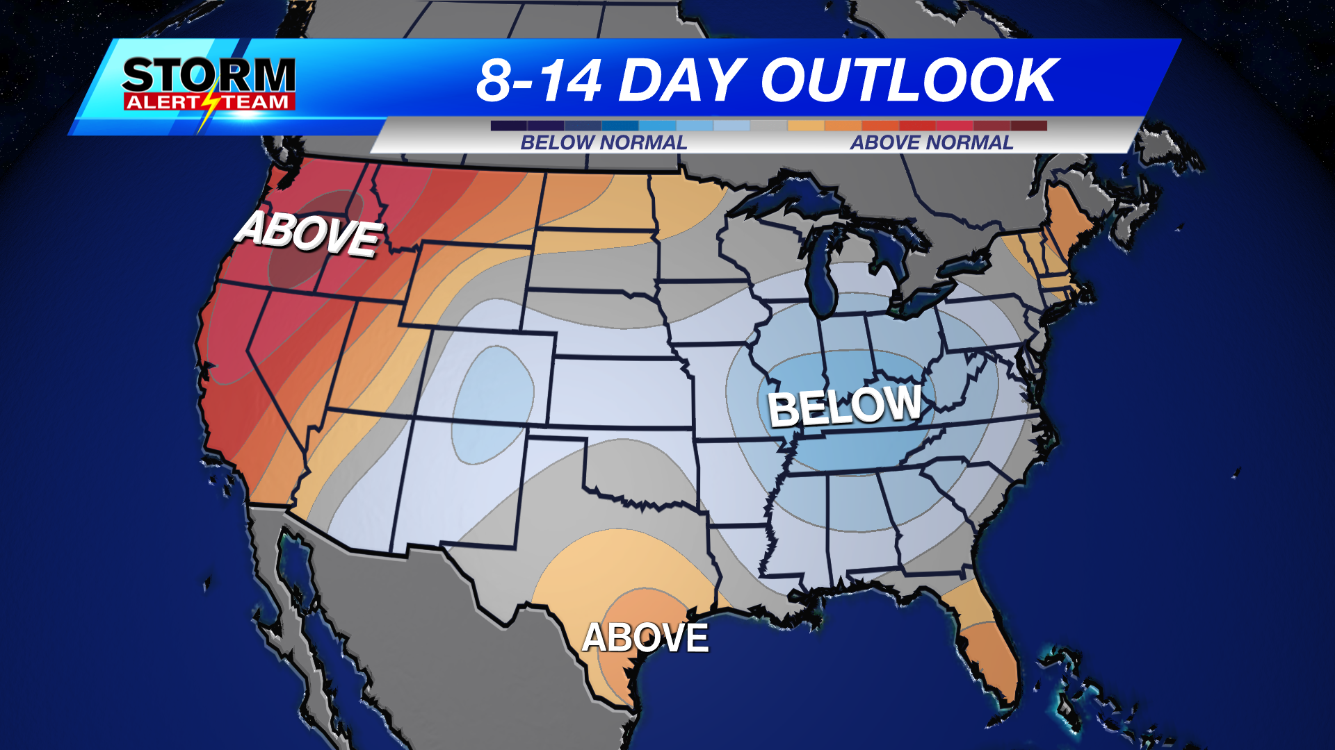 Warming through the weekend; Pattern change coming next week