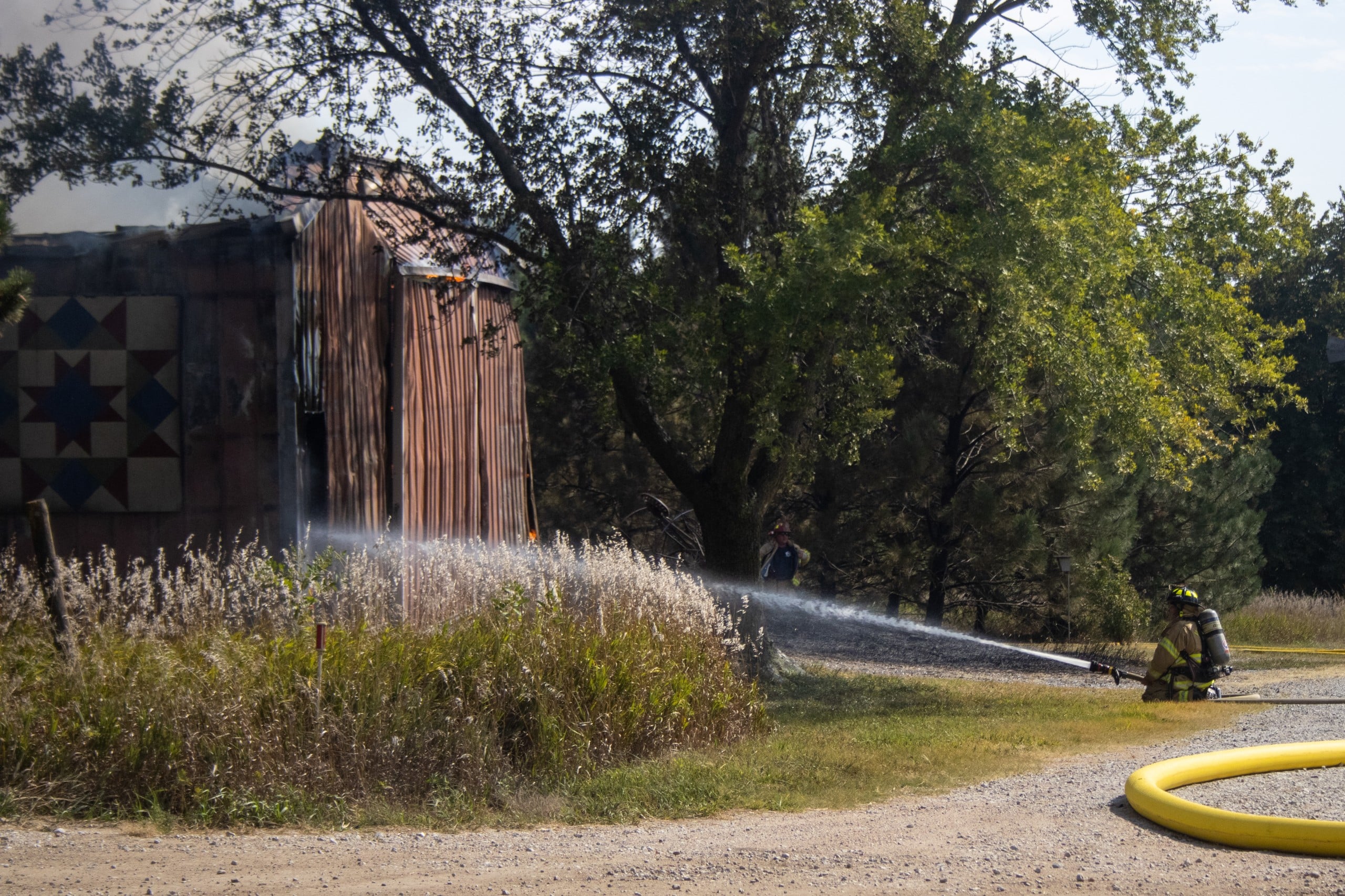 Fire south of Lincoln causes about $80,000 in damage