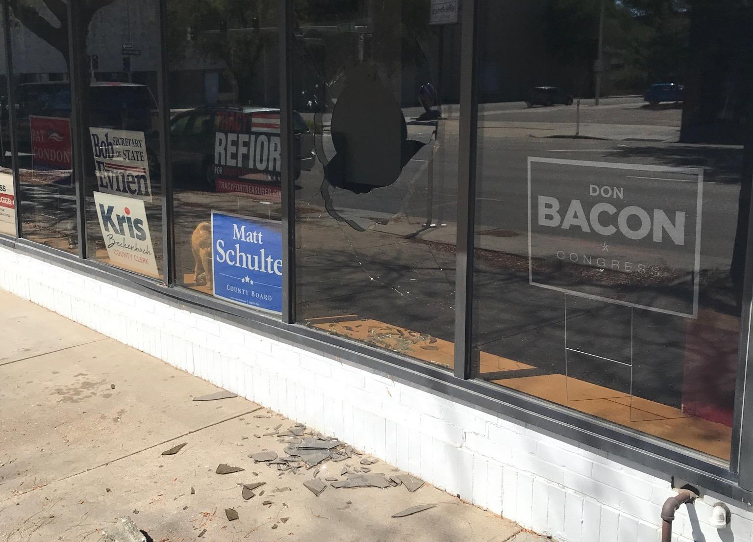 Lincoln Police Investigate Vandalism At Nebraska Republican Party Lincoln police investigate vandalism at nebraska republican party