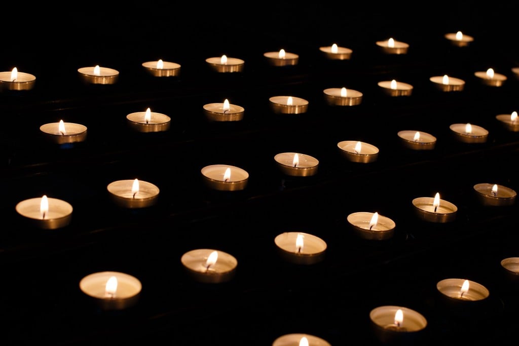 Candles, death, funeral, obituary generic