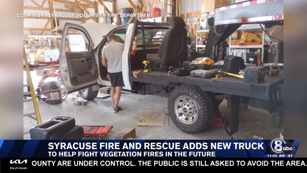 Syracuse Fire And Rescue Adds Truck To Fight Vegetation Fires