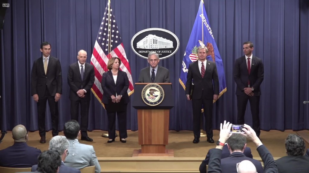 Department Of Justice Press Conference