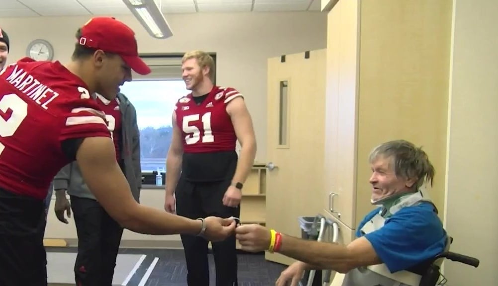 Huskers With Patients