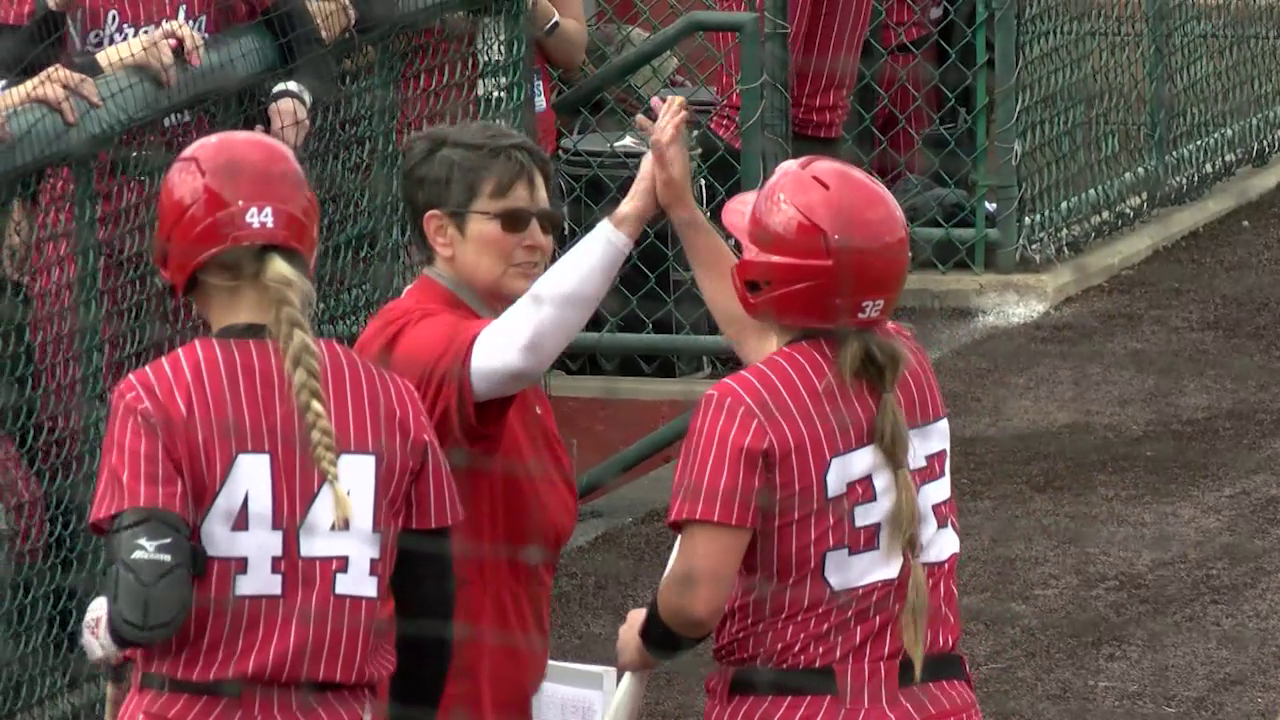 Nebraska softball's Rhonda Revelle shows off renovations to Bowlin Stadium