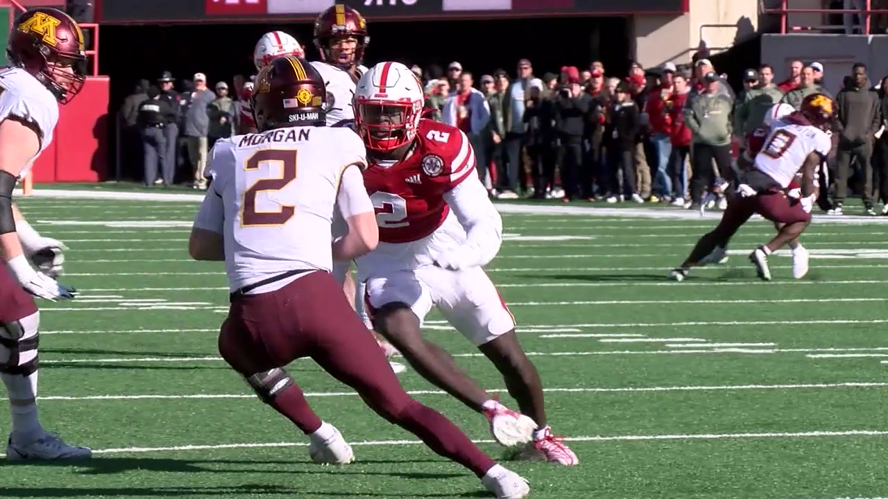 Nebraska defender Caleb Tannor declares for NFL draft