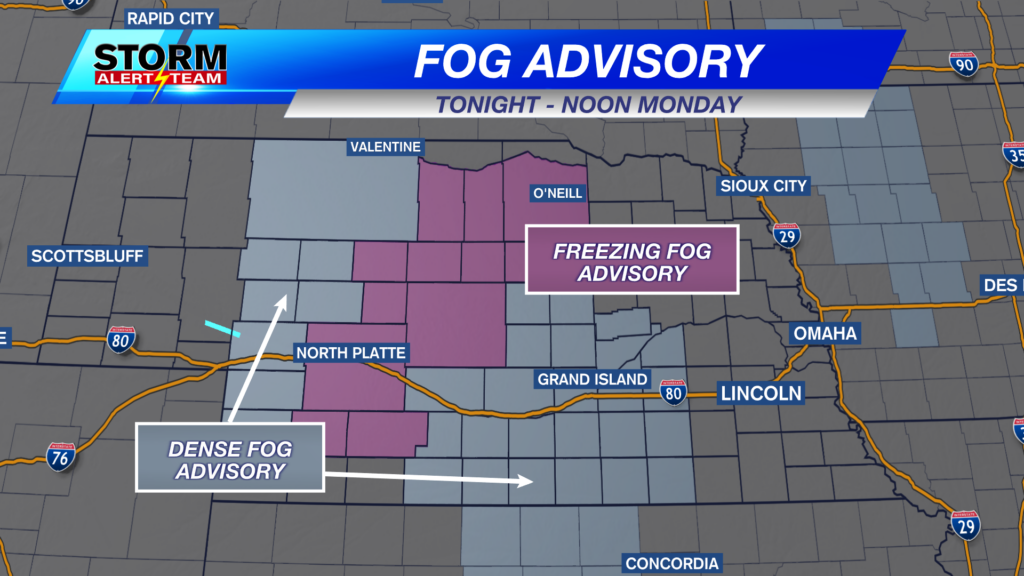 Drizzle to rain for eastern Nebraska; Winter weather expected west