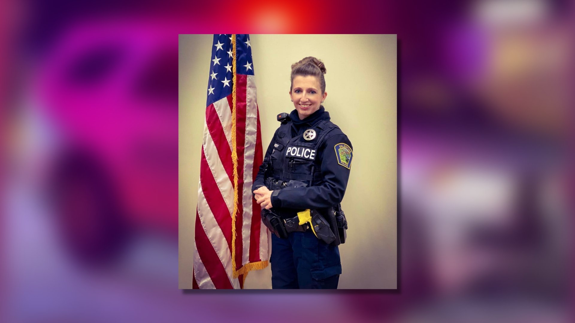 Nebraska authorities help welcome home injured Valentine Police officer