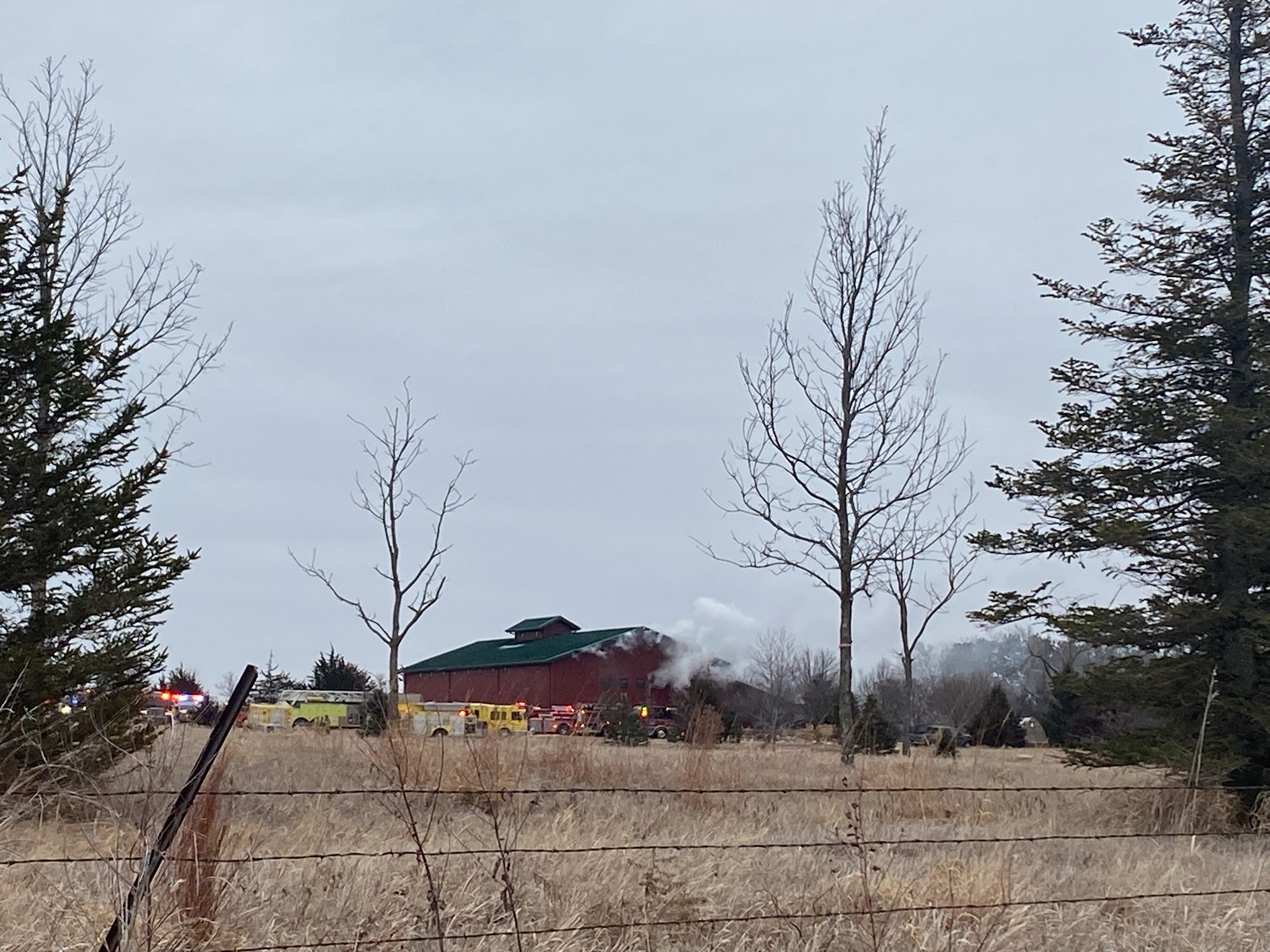 Several Crews Battle Fire At Home East Of Lincoln