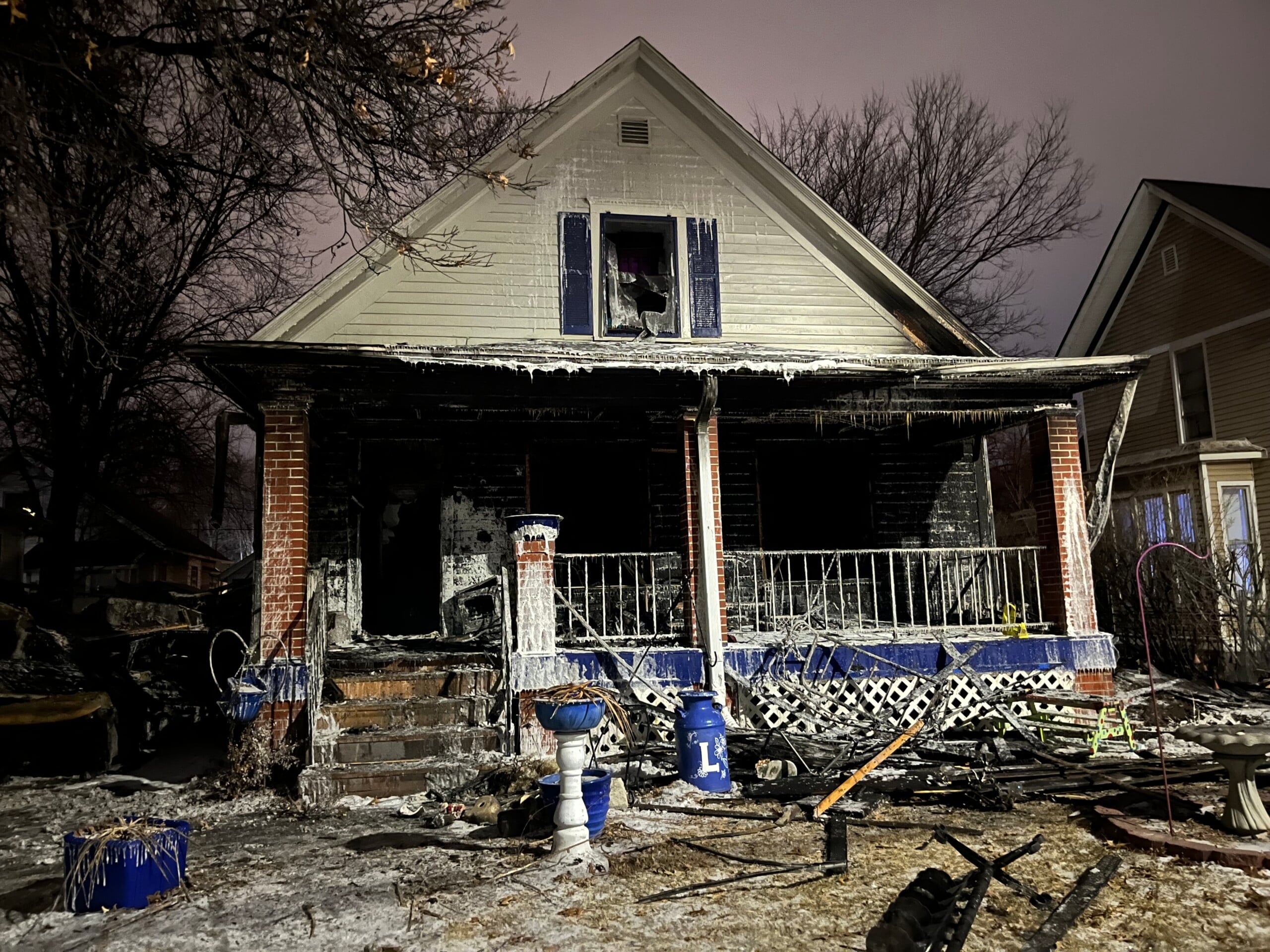 Dog revived after porch fire causes $250,000 in damage to Lincoln home ...