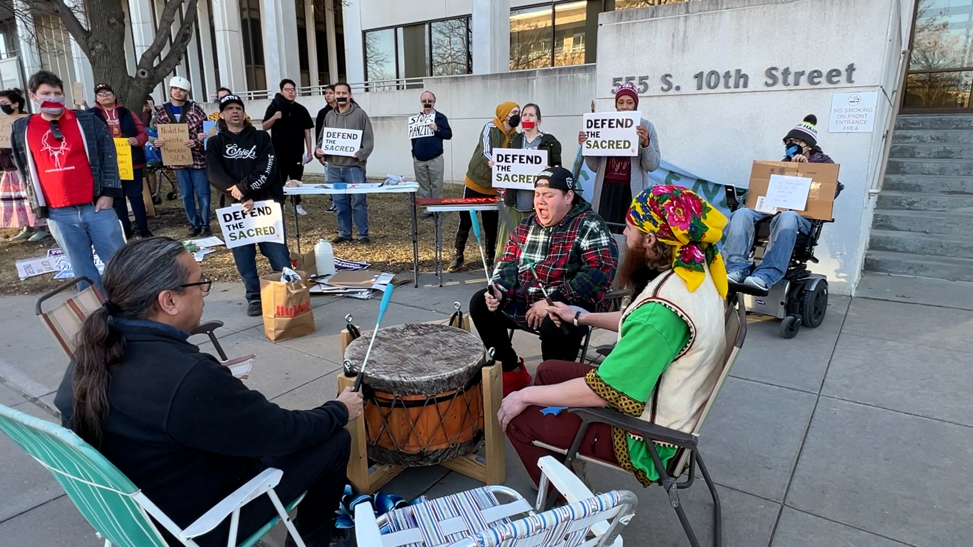 Niskithe prayer camp protests housing development at lincoln city