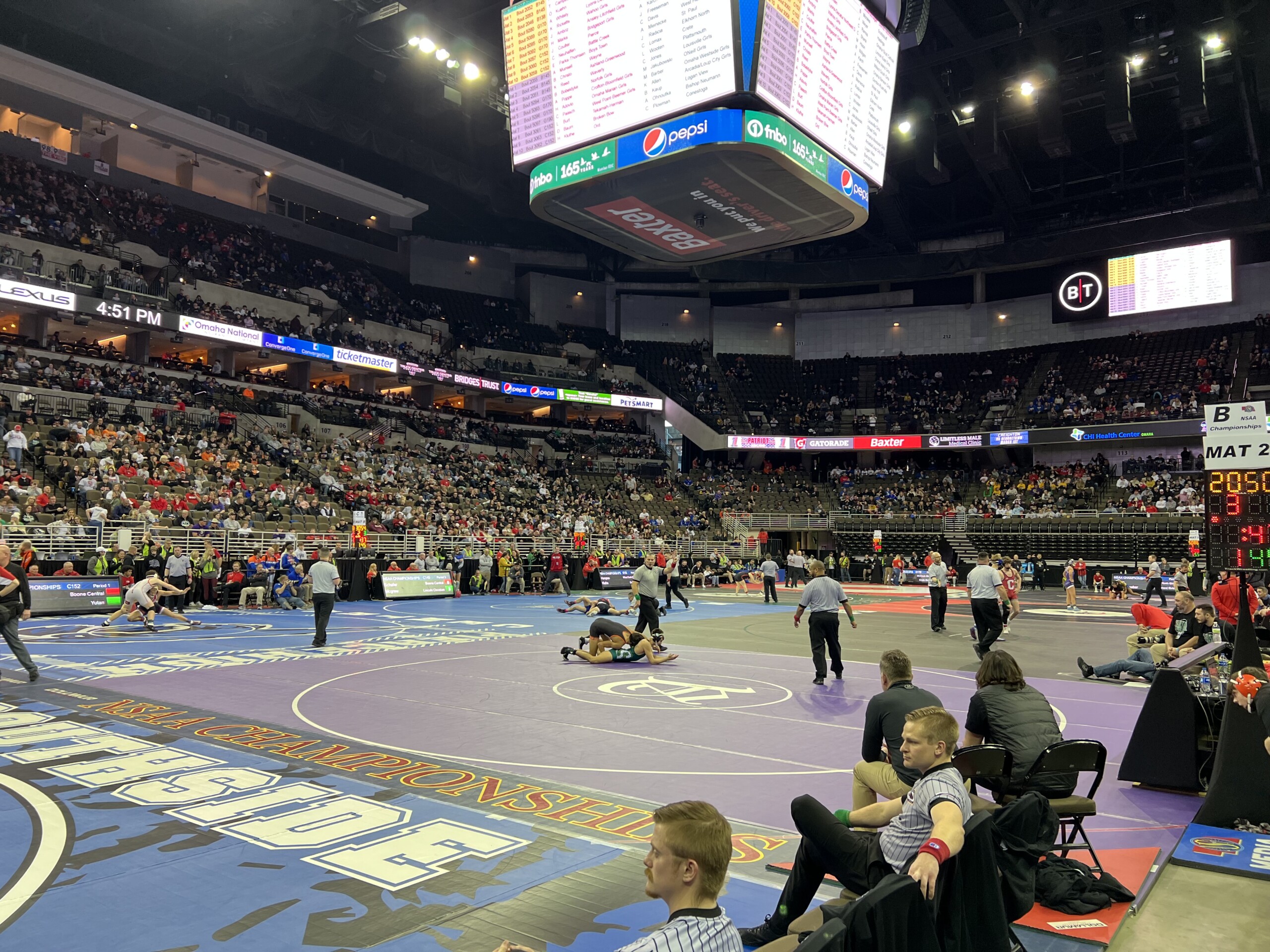 Recap of Day One at Nebraska state wrestling