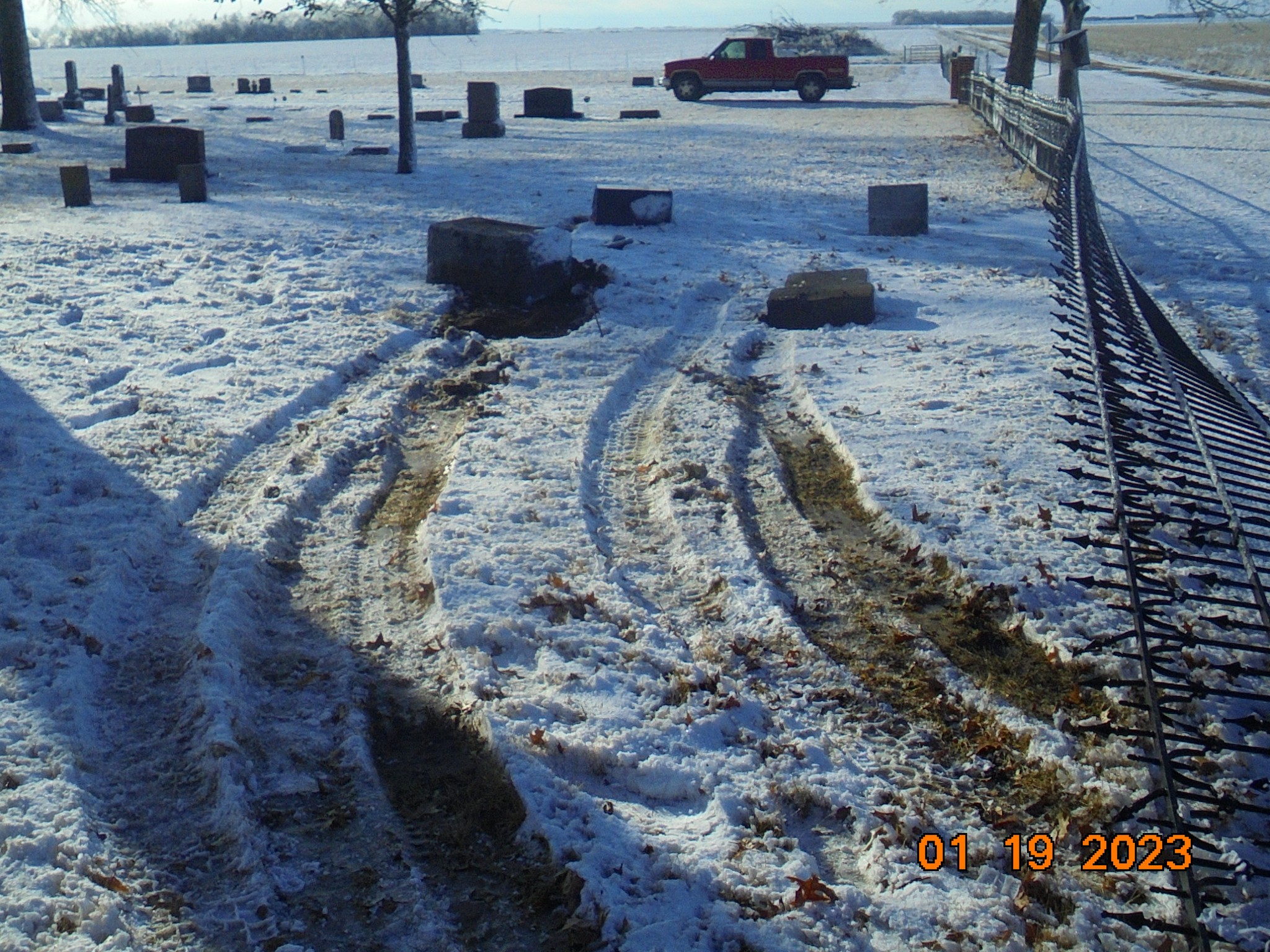 Headstones, fence vandalized at cemetery in southeast Nebraska, sheriff