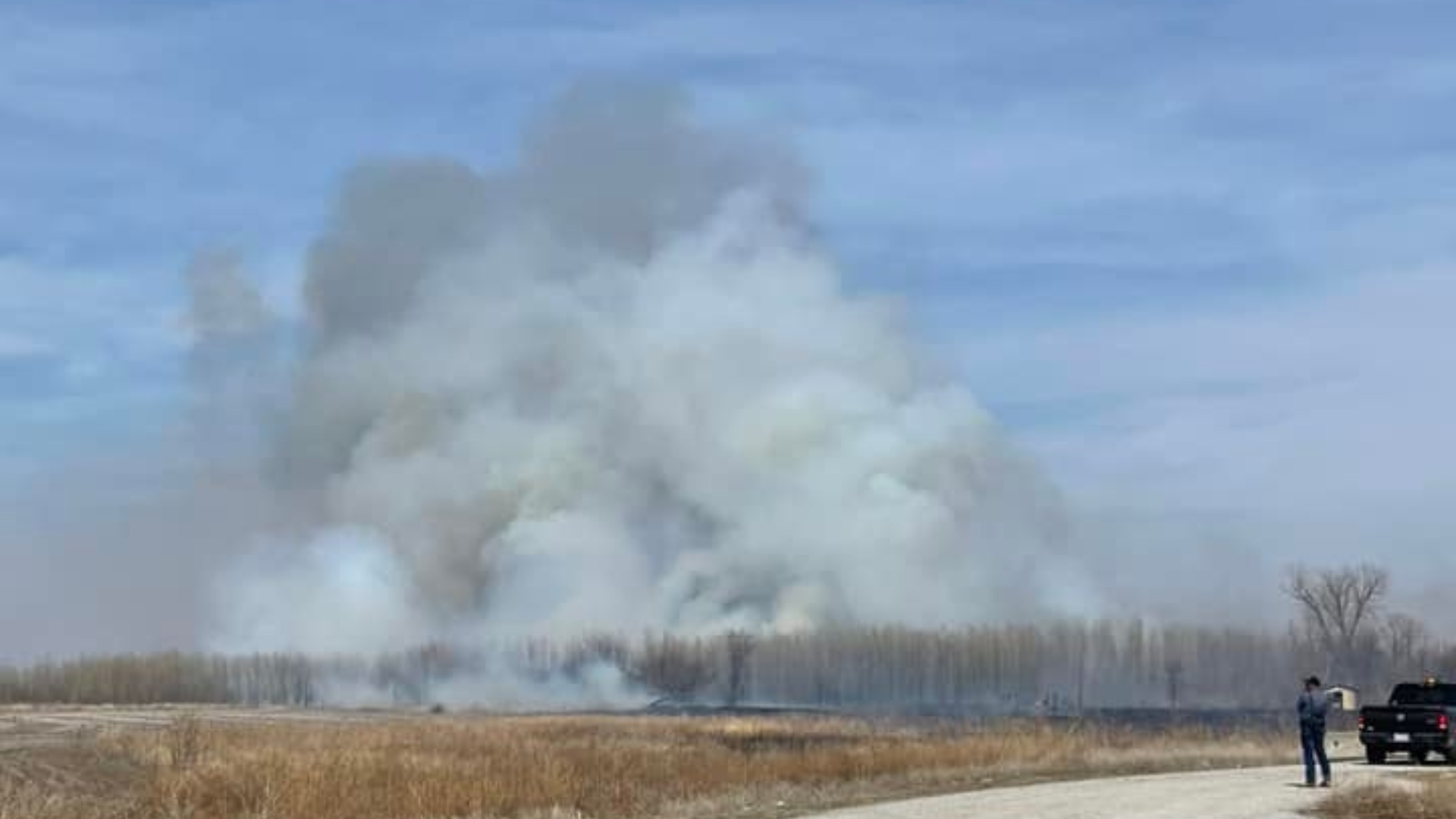 Fire crews battle eastern Nebraska brush fire for nine hours