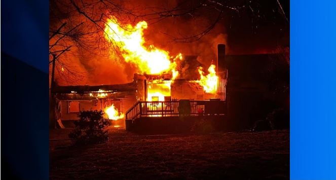 Structure Fire Scorches Preston Home