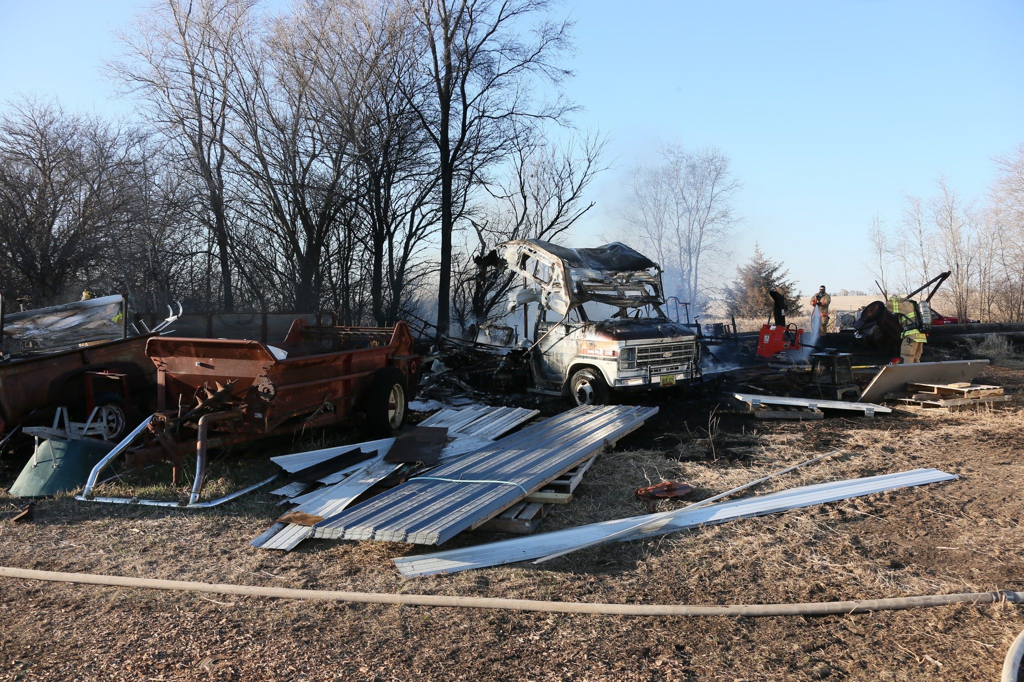 Rural Lancaster County Crews Battle Grass Fire East Of Lincoln