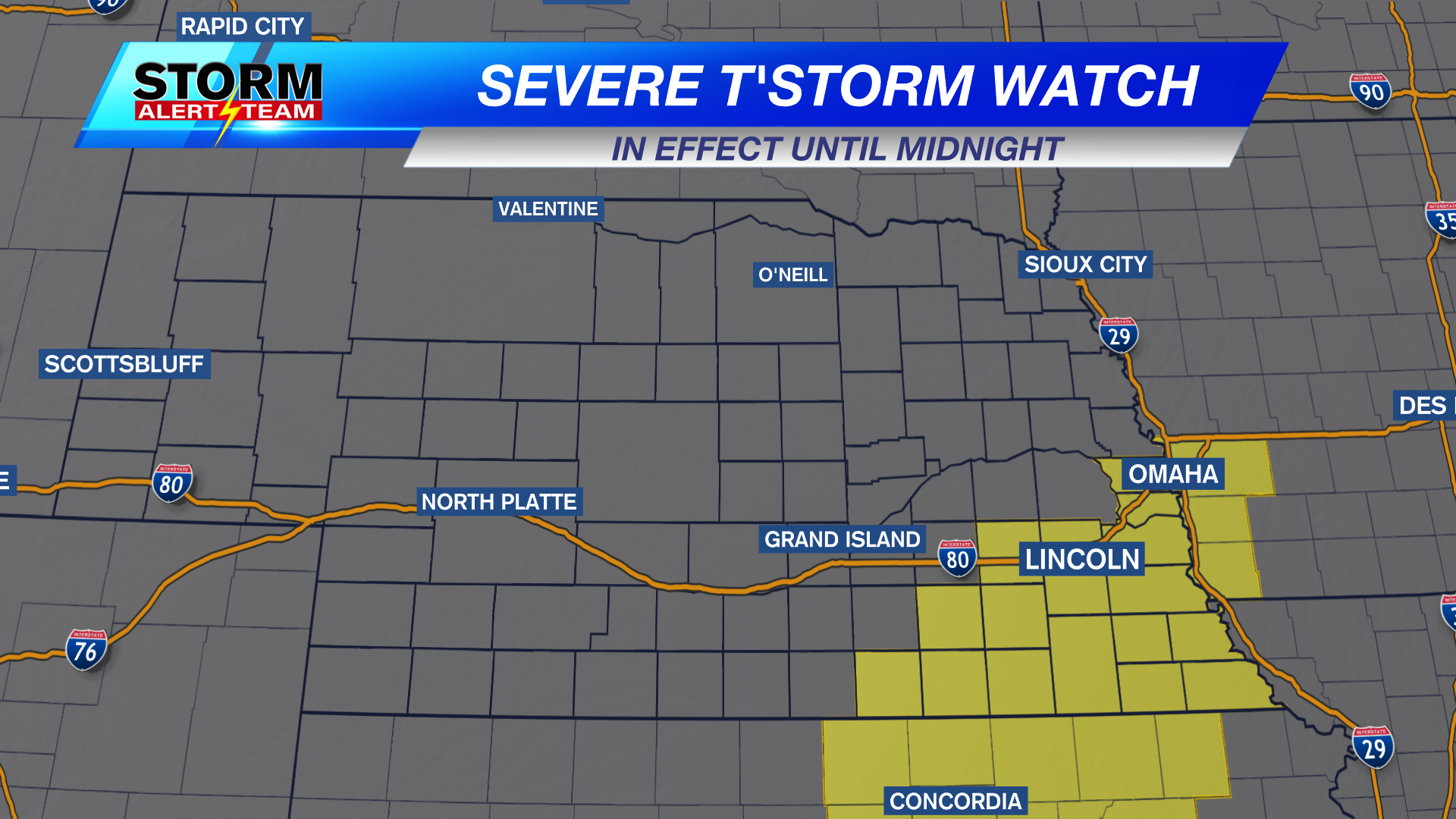 Severe Thunderstorm Watch (April 14, 2023)