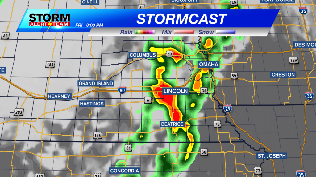 Strong to severe storms possible in southeast Nebraska on Friday evening