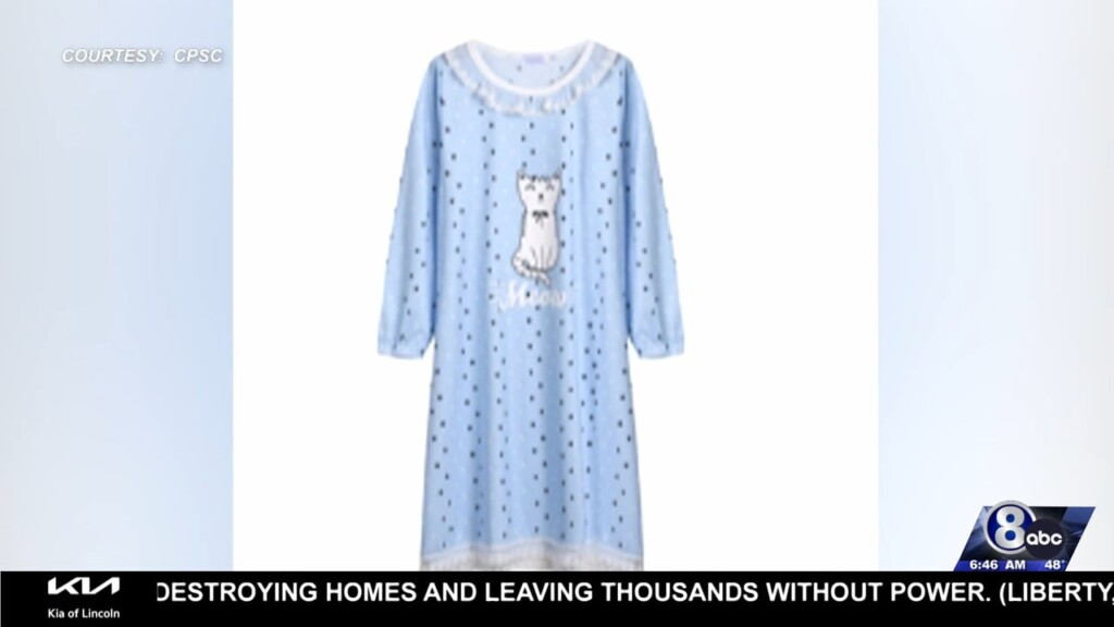 Recall Alert: Nightgowns, Audiovisual Carts And Battery Back Ups