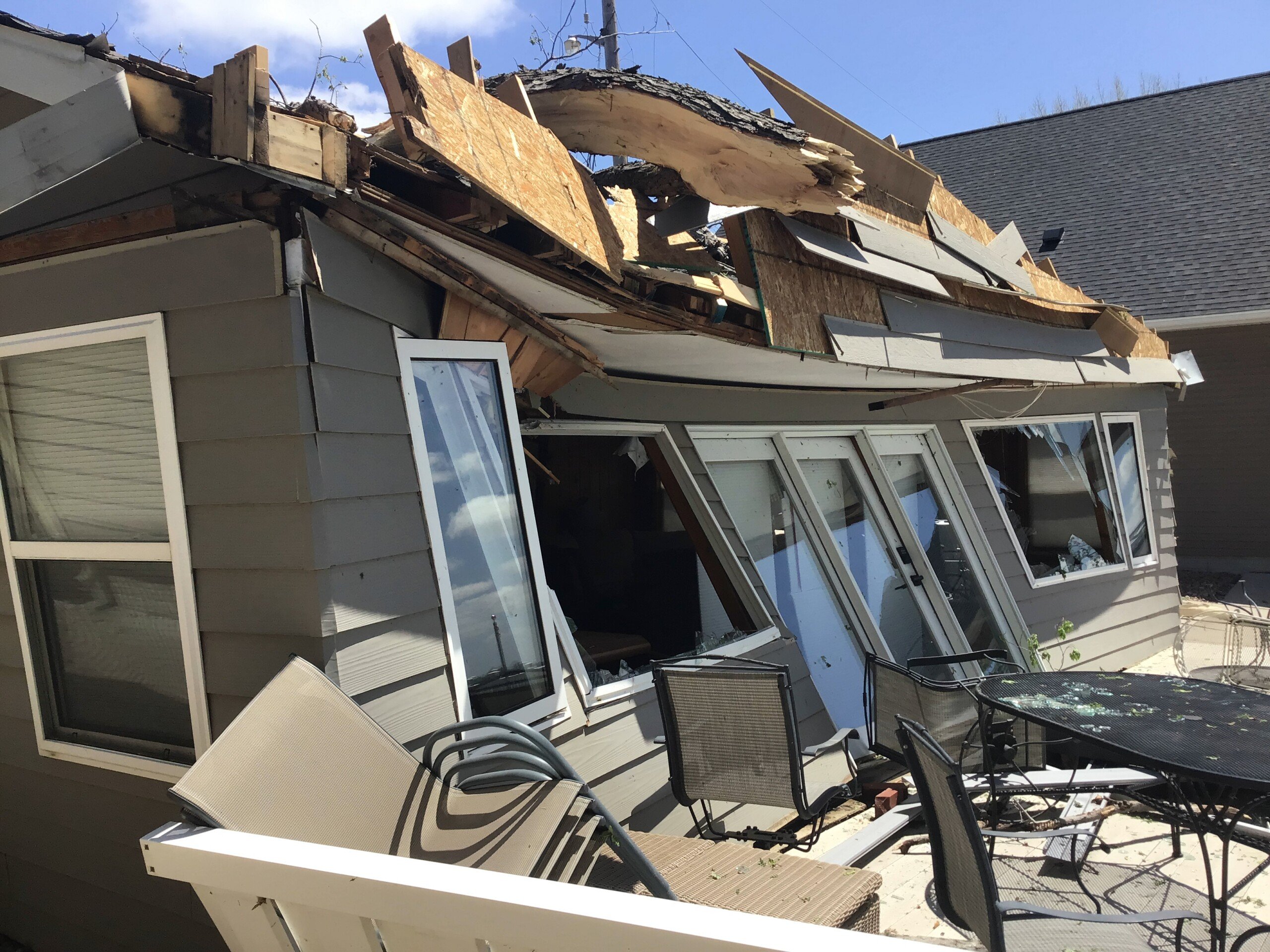 PHOTOS: Tornado in Nebraska damages several homes near Johnson Lake