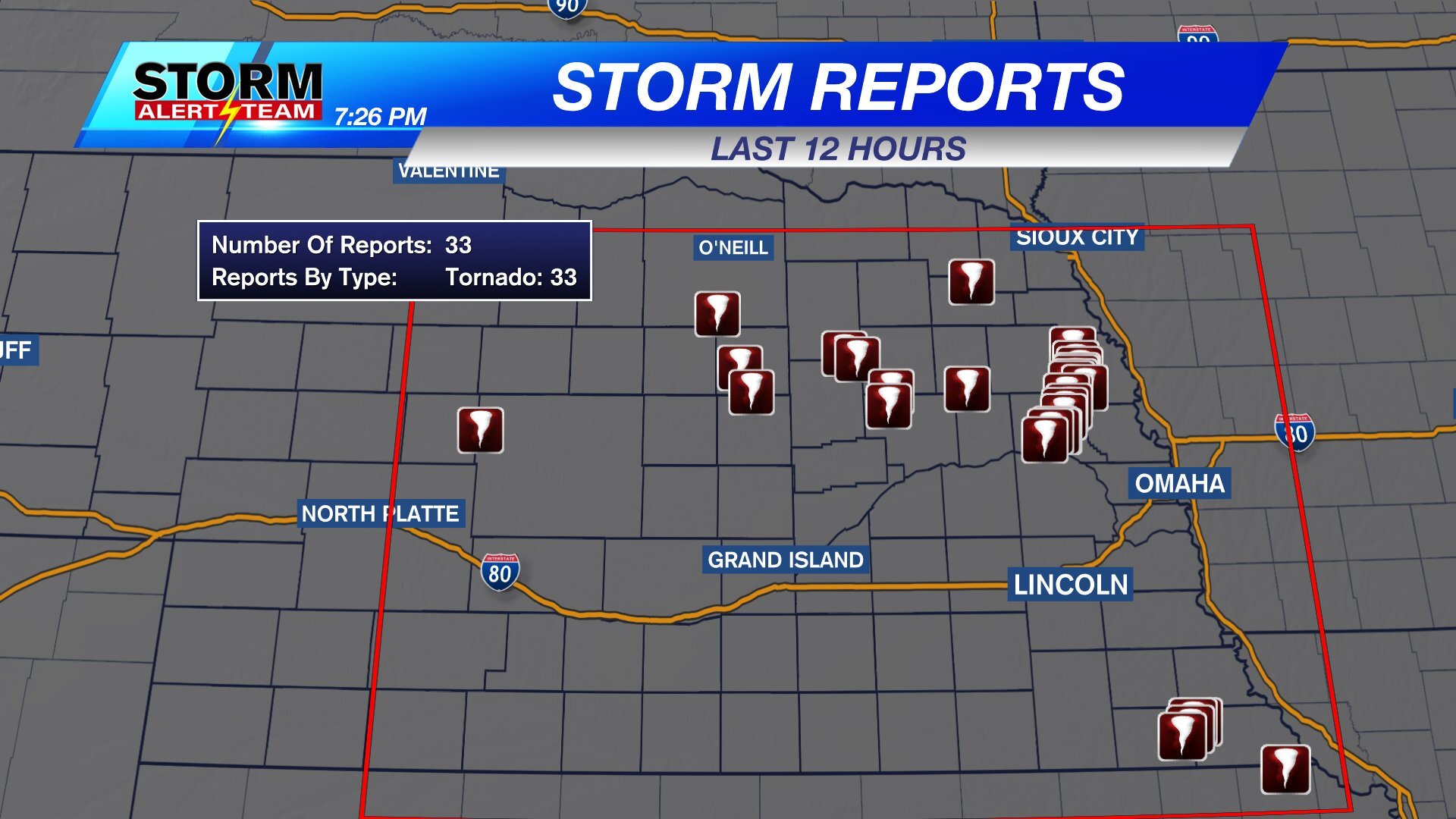 WATCH Multiple tornadoes reported in Nebraska
