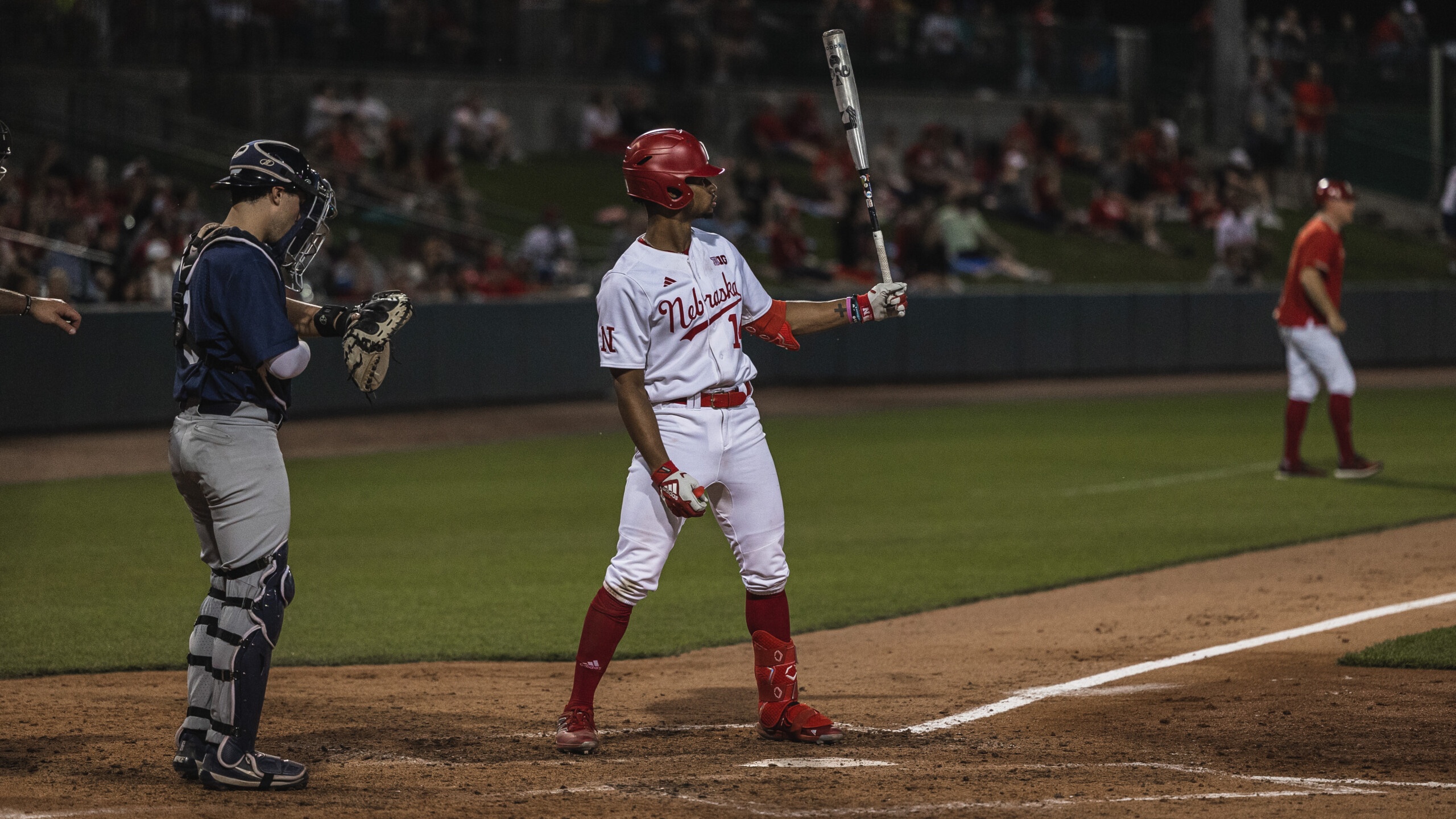 Brice Matthews 2 RBI Triple Nebraska Husker Baseball vs