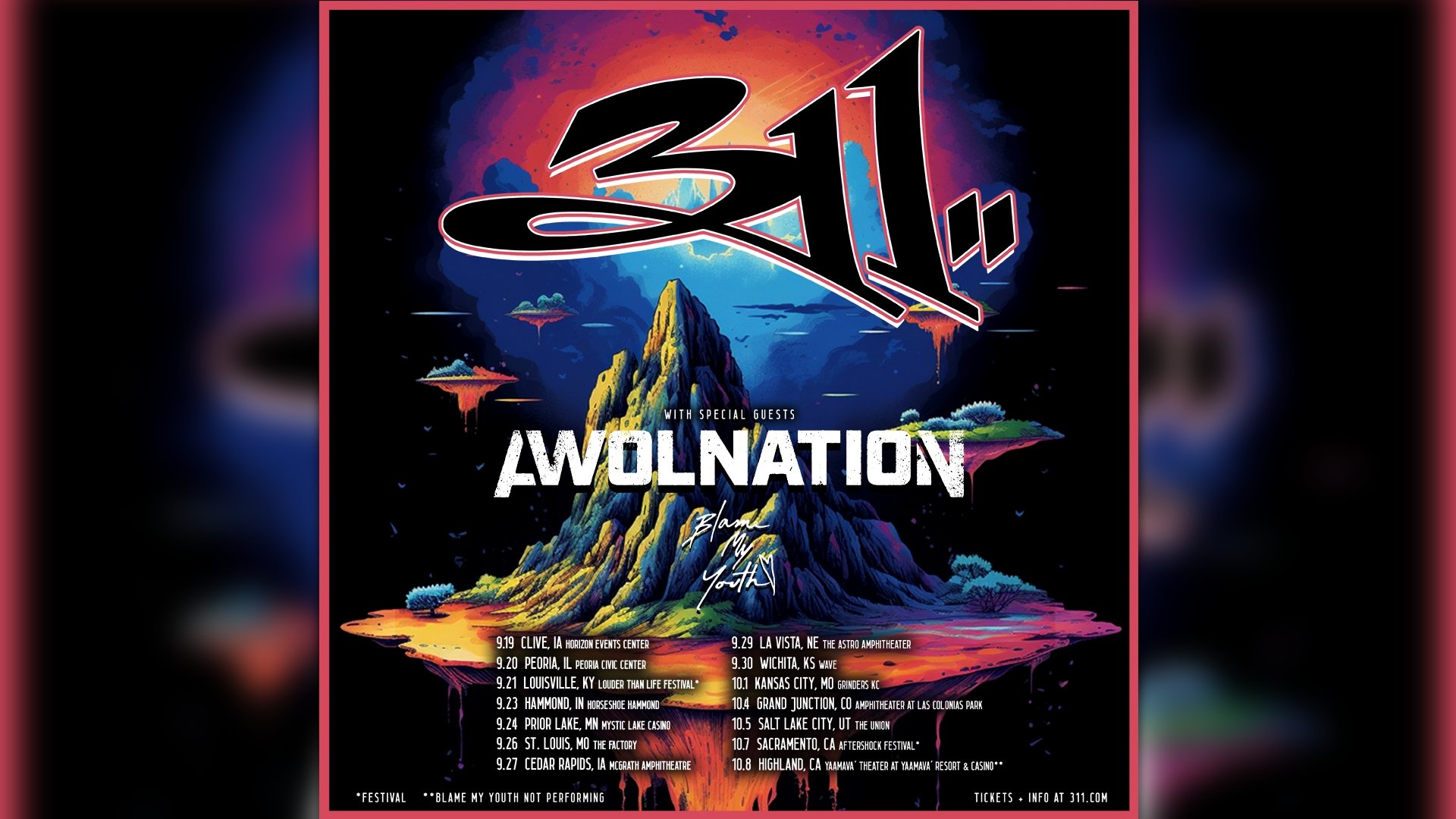 311 Louisville and Hammond Posters