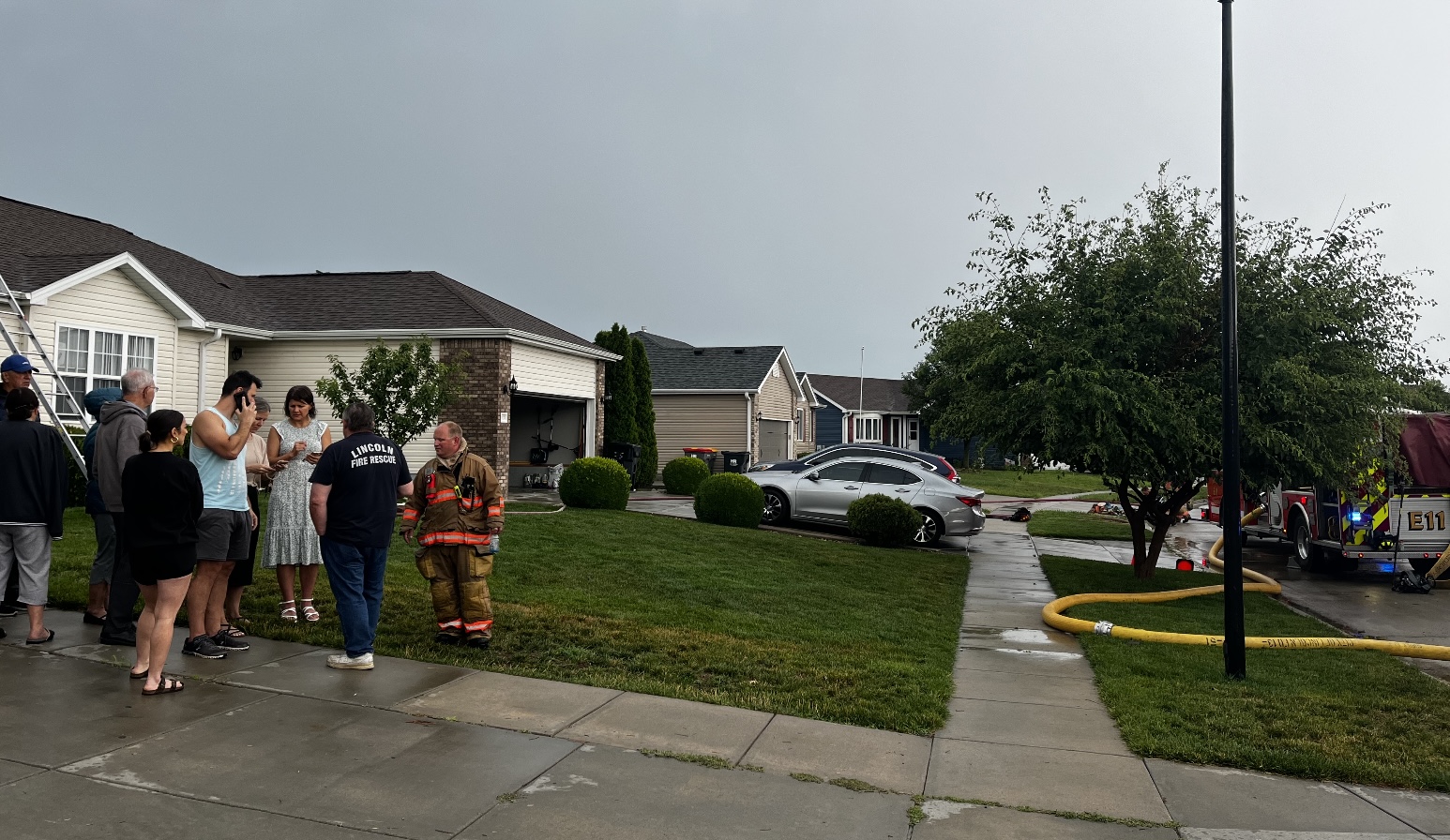 Lightning strike fire causes $100k in damages to Lincoln home