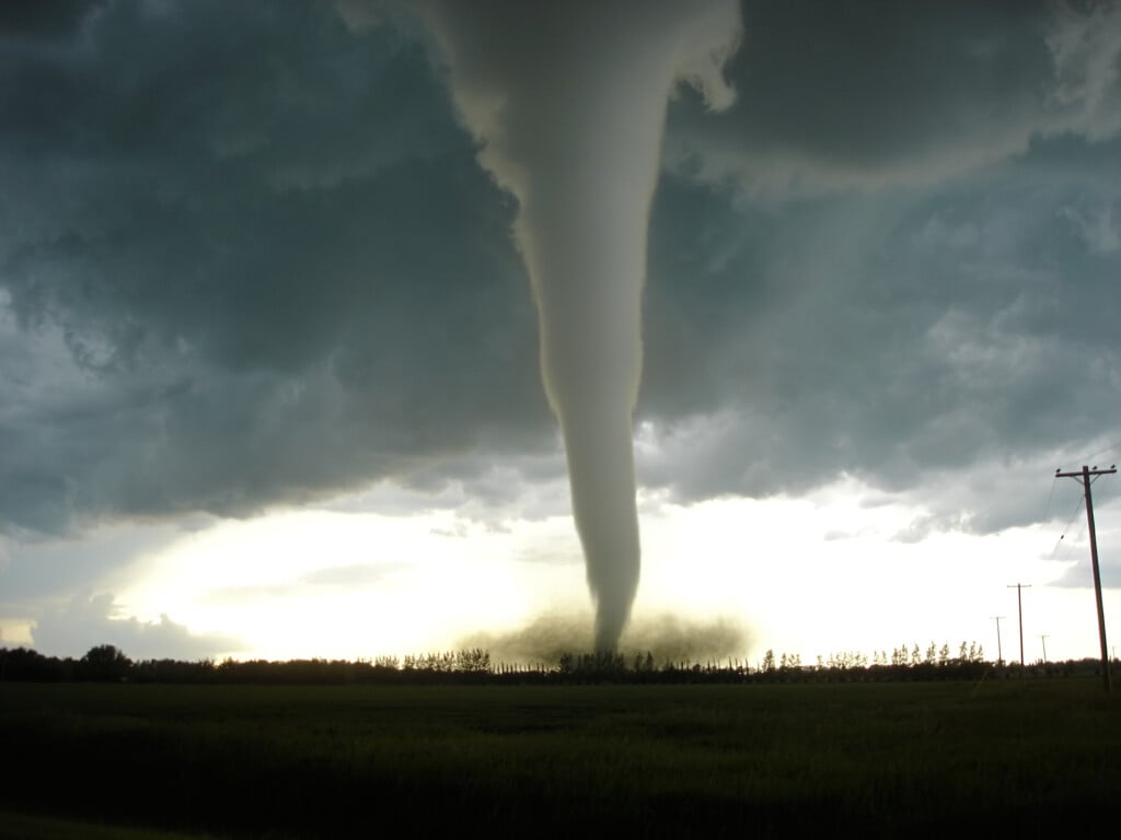 Tornado Touches Down In Easton