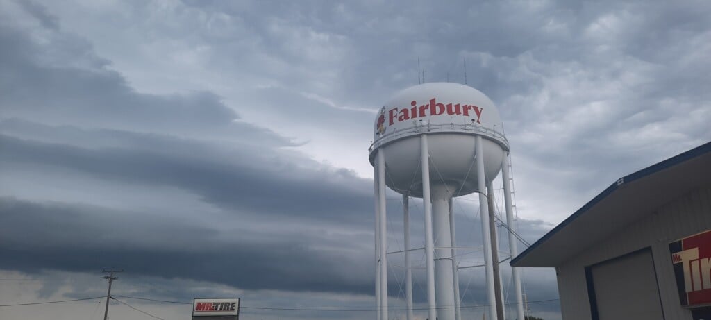 Fairbury Nebraska water tank