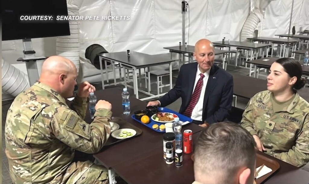 Ahead Of Nato Summit, Sen. Ricketts Visits Nebraska Military Members In Lithuania