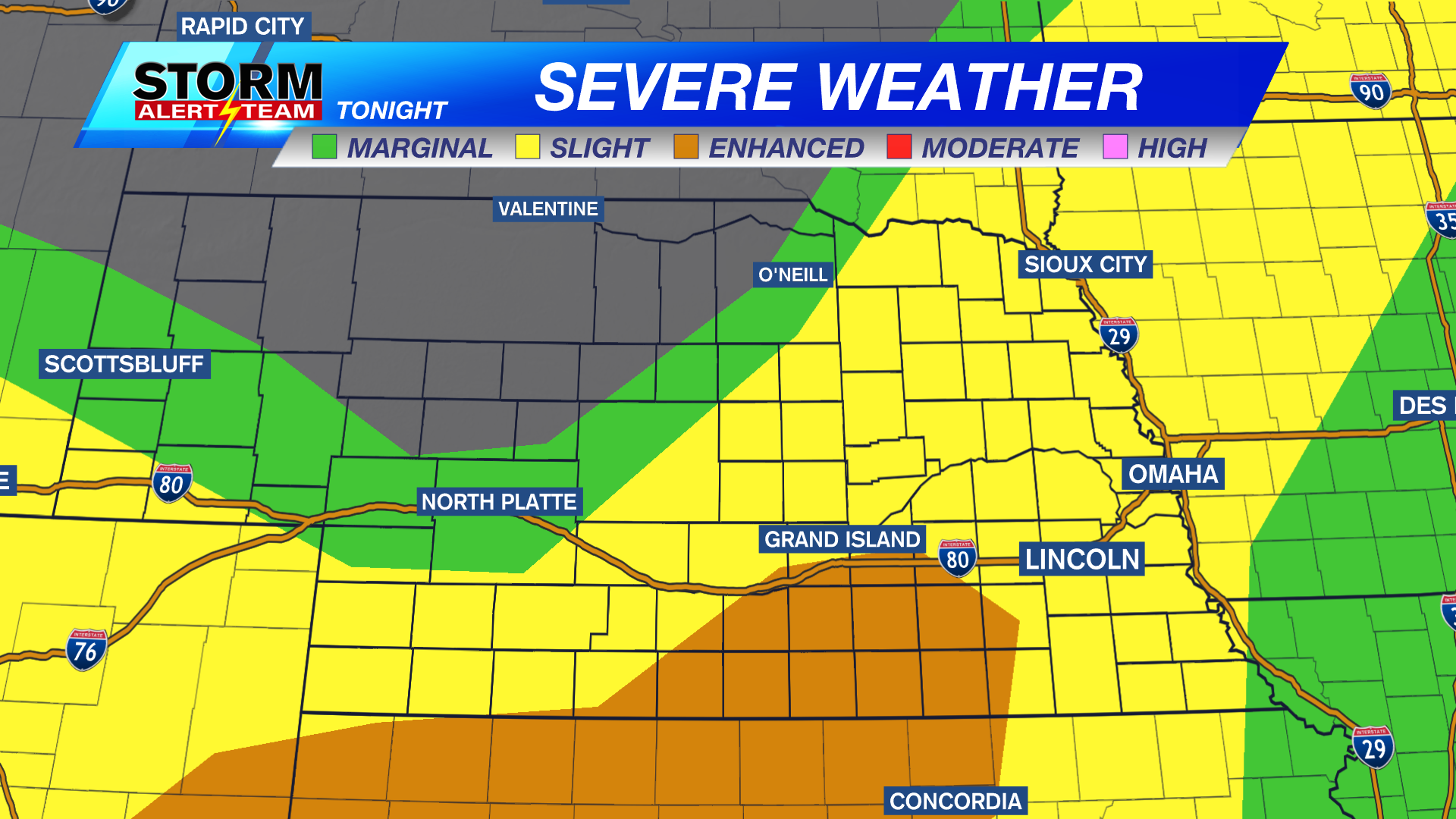 Fourth of July severe weather potential