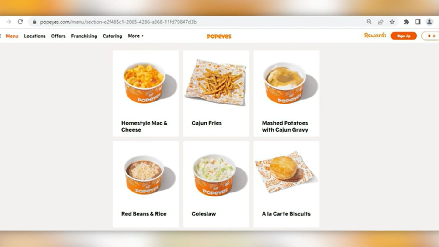 Popeyes is now offering 'girl dinner.' Here's what's included