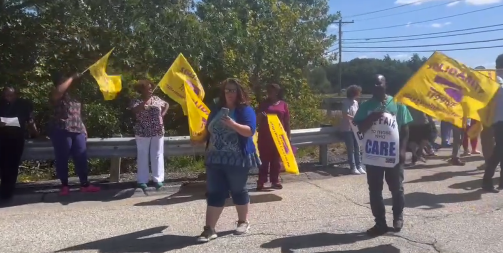 Greenville Nursing Employees Host Picket Demanding Fair Contract