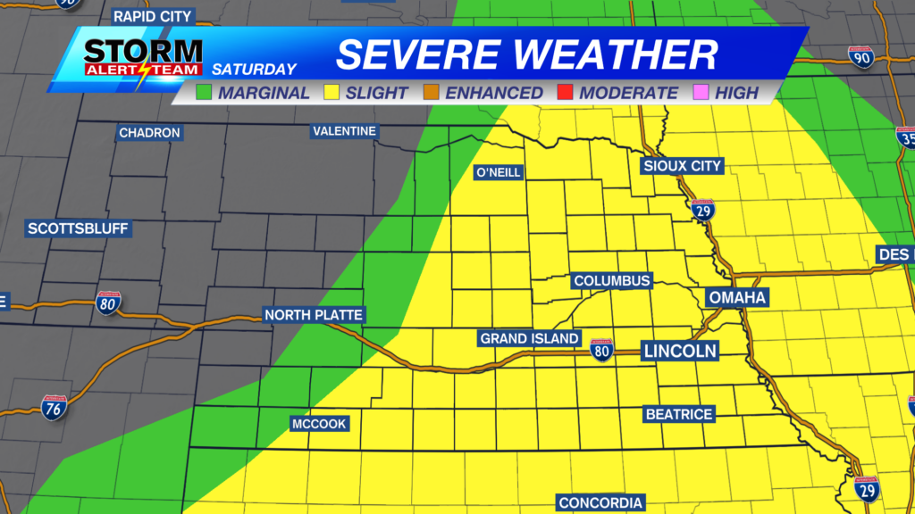 Severe Weather Outlook - Saturday