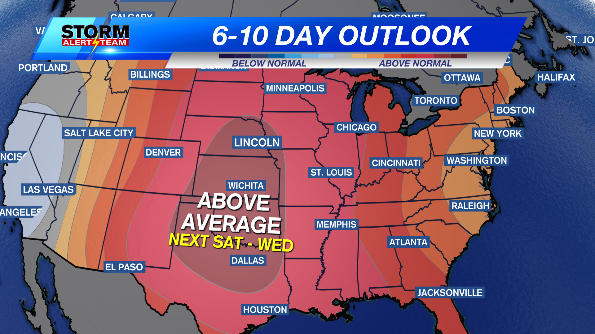 Dry Hot Stretch After Cooler Few Days   Cpc D6 D10 Temps 