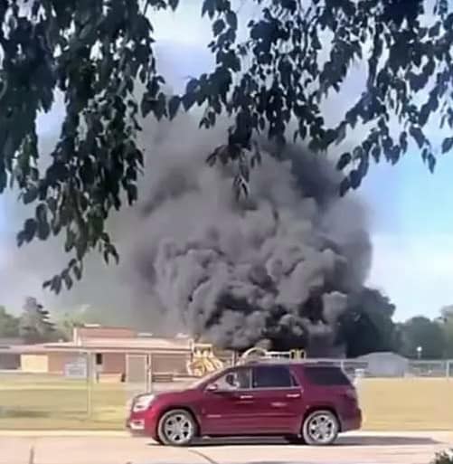 Newell Elementary School Fire